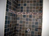 Slate Bathroom Shower Stall